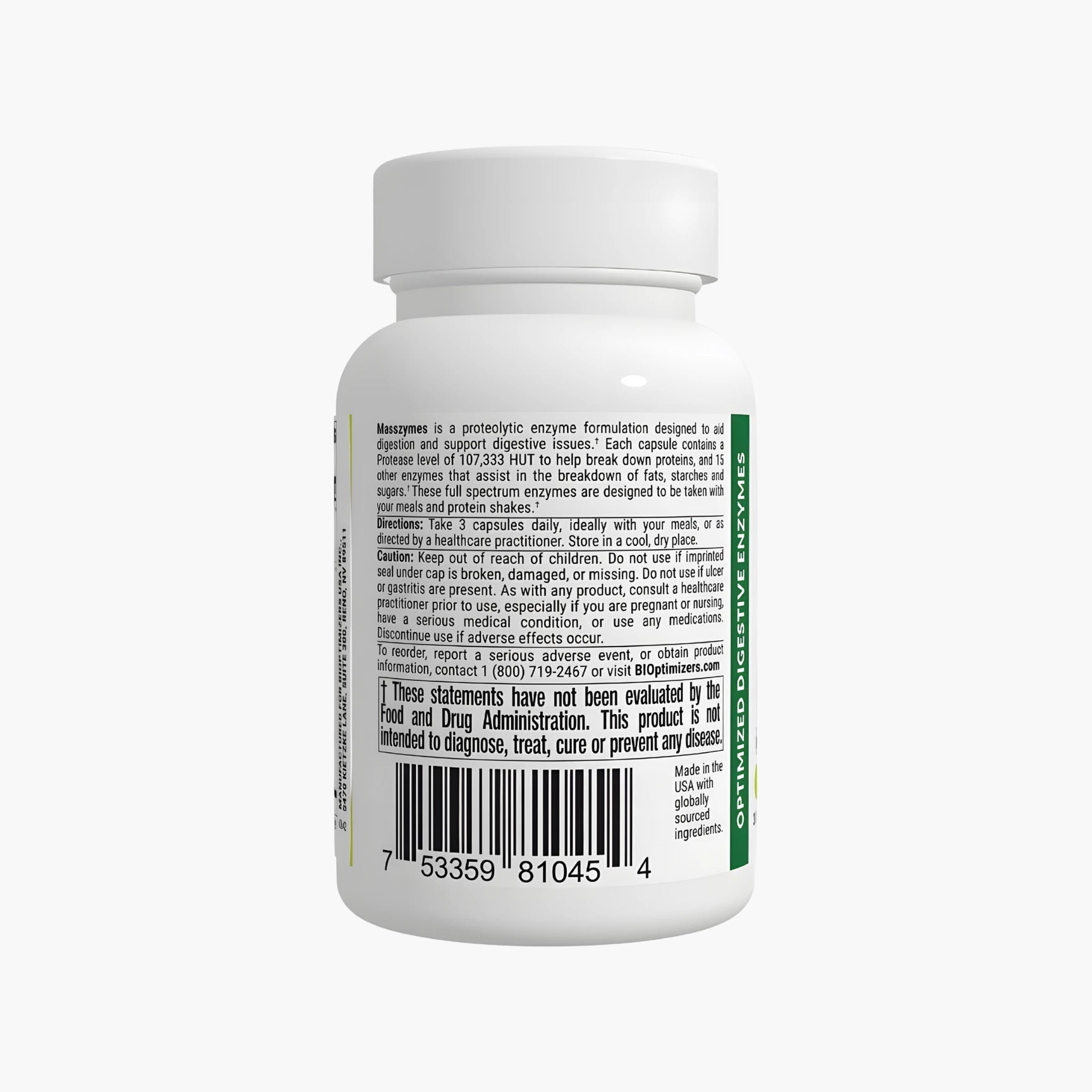 MassZymes Enzyme Blend - BIOptimizers - B. Health Shop