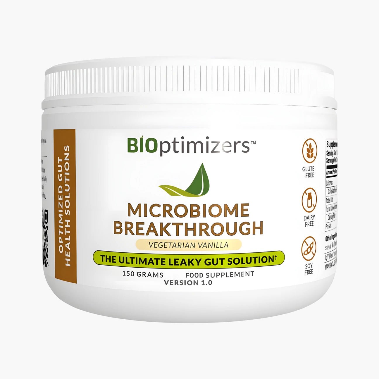 BiOptimizers Microbiome Breakthrough - Leaky Gut Support – B. Health Shop