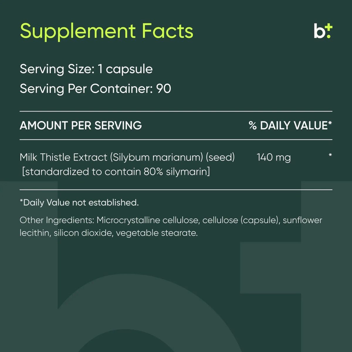 Milk Thistle - Design Health - B. Health Shop
