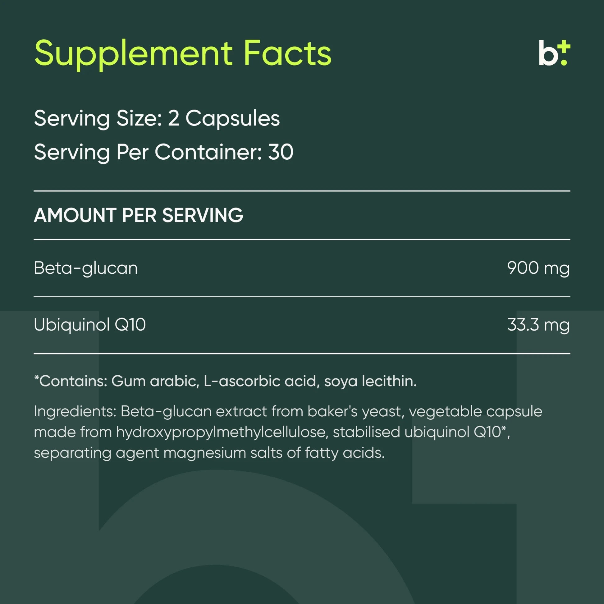 MitoGlucan® Beta+Q10 - mse MitoMed - B. Health Shop
