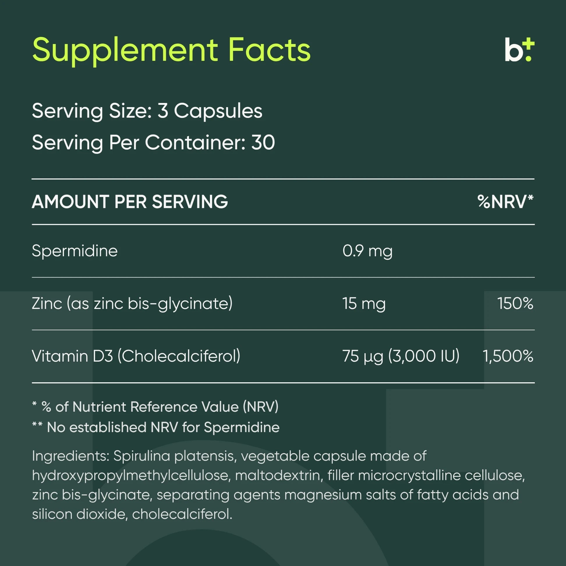 MitoSpermidin 90ct - mse MitoMed - B. Health Shop