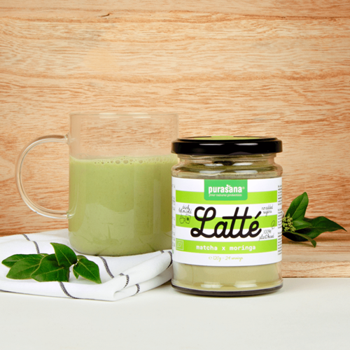Latté Matcha Moringa 120 g BIO