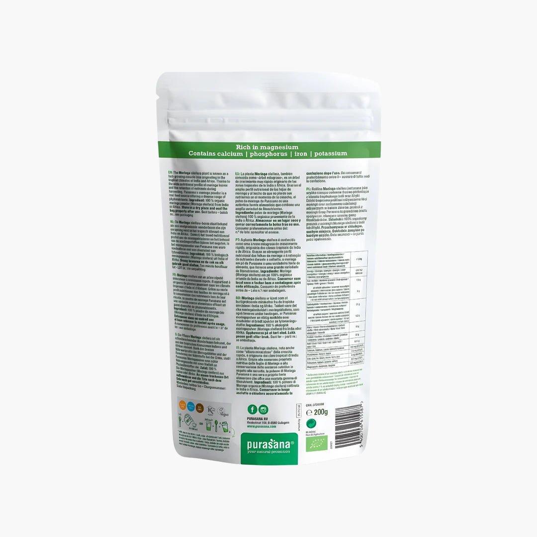 Moringa Powder - purasana - B. Health Shop