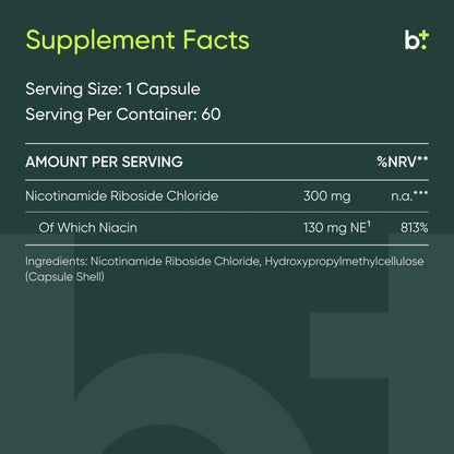 Nicotinamide Riboside capsules 300g - Moleqlar - B. Health Shop