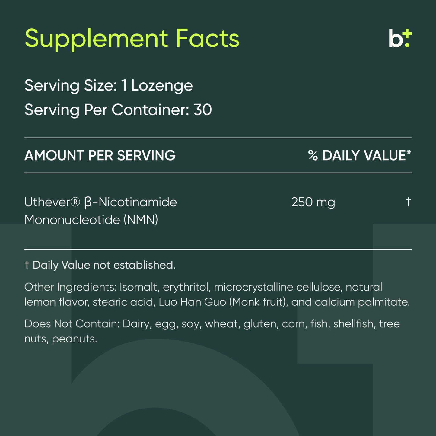 NMN Pro™ Lozenges 250mg - ProHealth - B. Health Shop