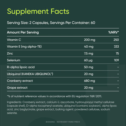 Nutrident Paro Pro® - BIOGENA - B. Health Shop
