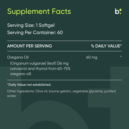 Oil of Oregano - Design Health - B. Health Shop