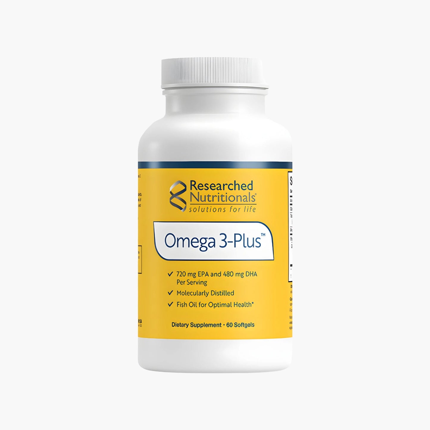Omega - 3 Plus™ Fish Oil - Researched Nutritionals - B. Health Shop