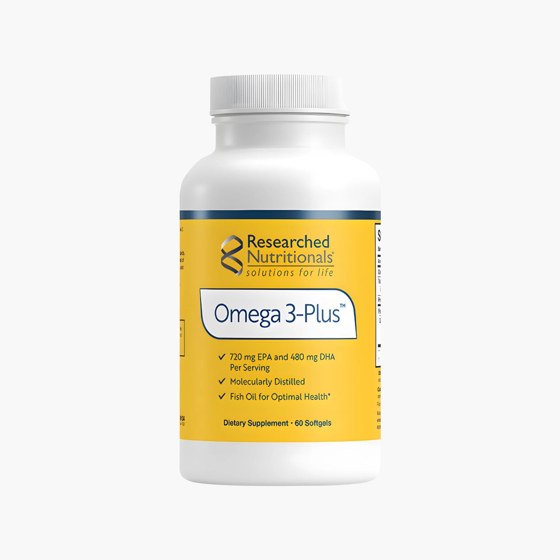 Omega - 3 Plus™ Fish Oil - Researched Nutritionals - B. Health Shop