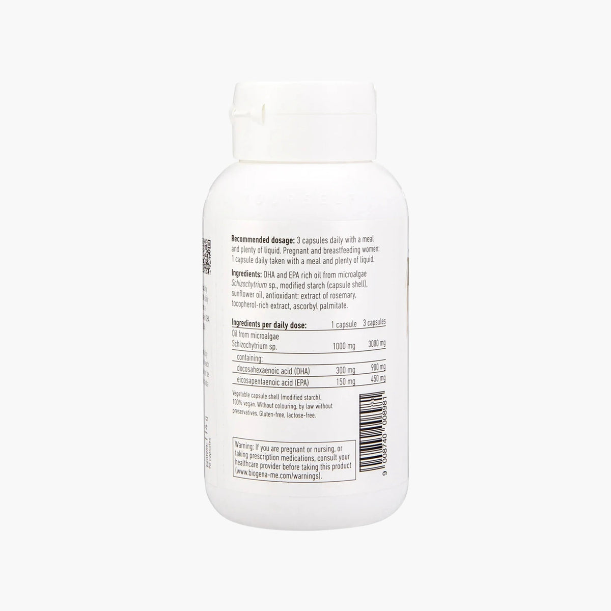 Omega 3 Vegan DHA & EPA - BIOGENA - B. Health Shop
