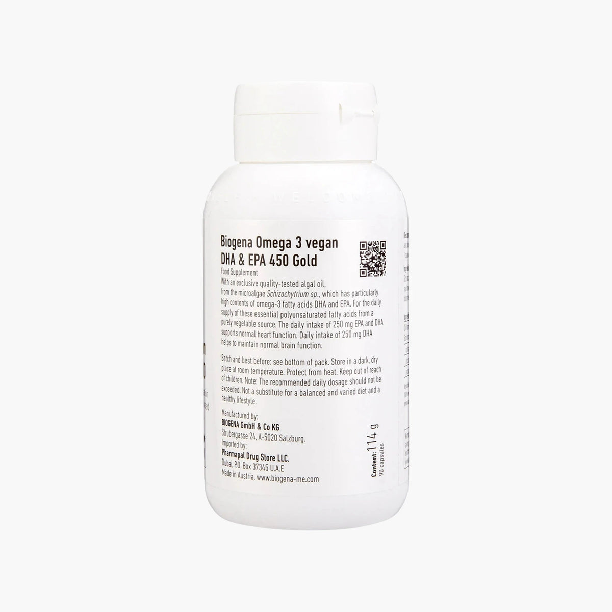 Omega 3 Vegan DHA & EPA - BIOGENA - B. Health Shop