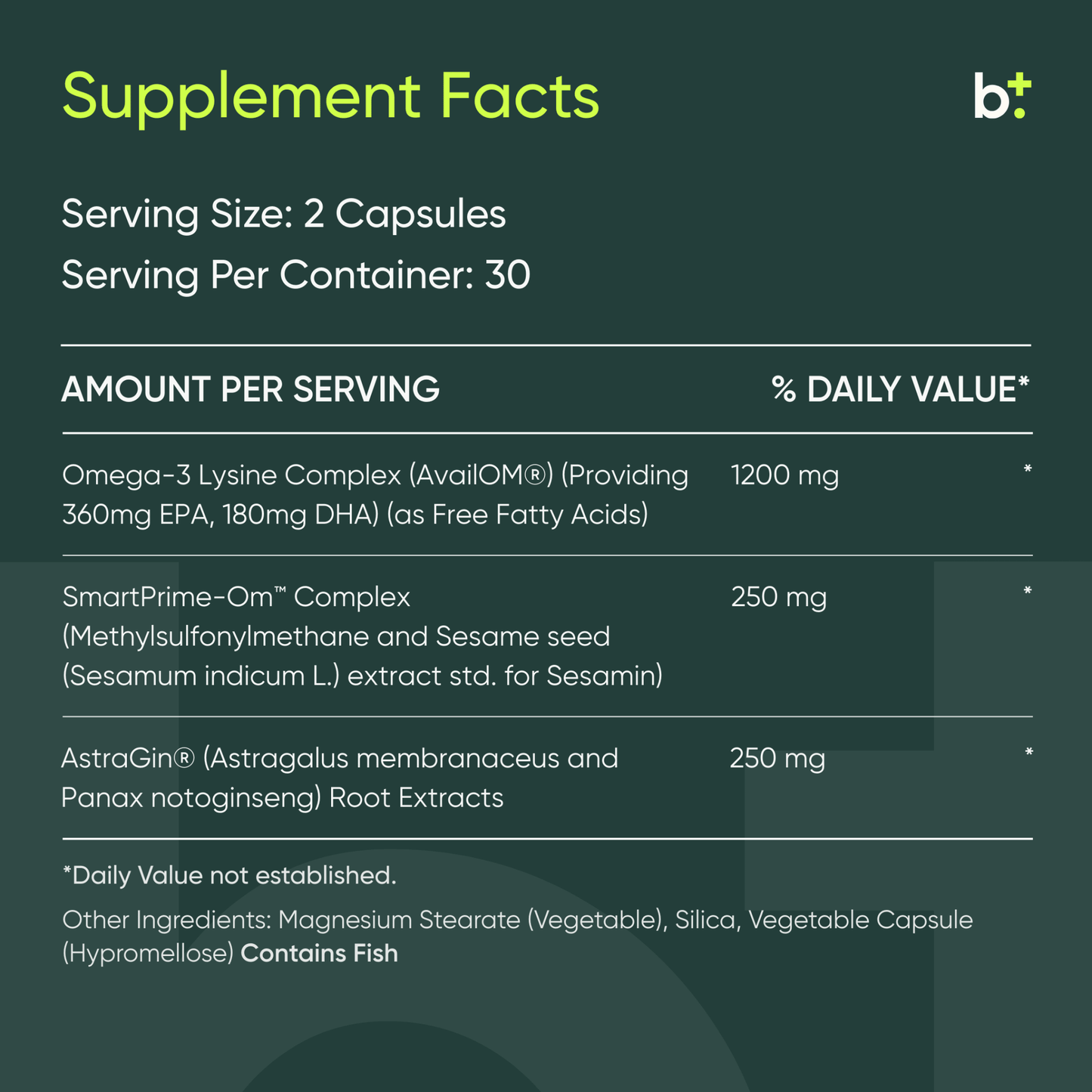 Omega 5X™ - Infiniwell - B. Health Shop