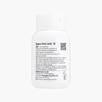 Omni Lactis® 20 PUR Gold Inulin-free - BIOGENA - B. Health Shop