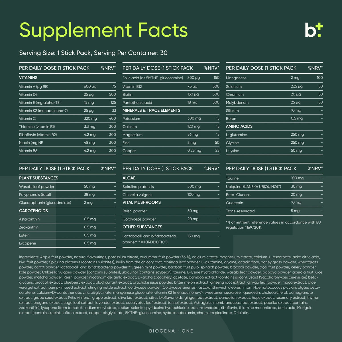 One Starter Bundle - BIOGENA - B. Health Shop