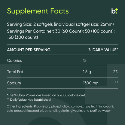 PC Phospholipid Complex - BodyBio - B. Health Shop