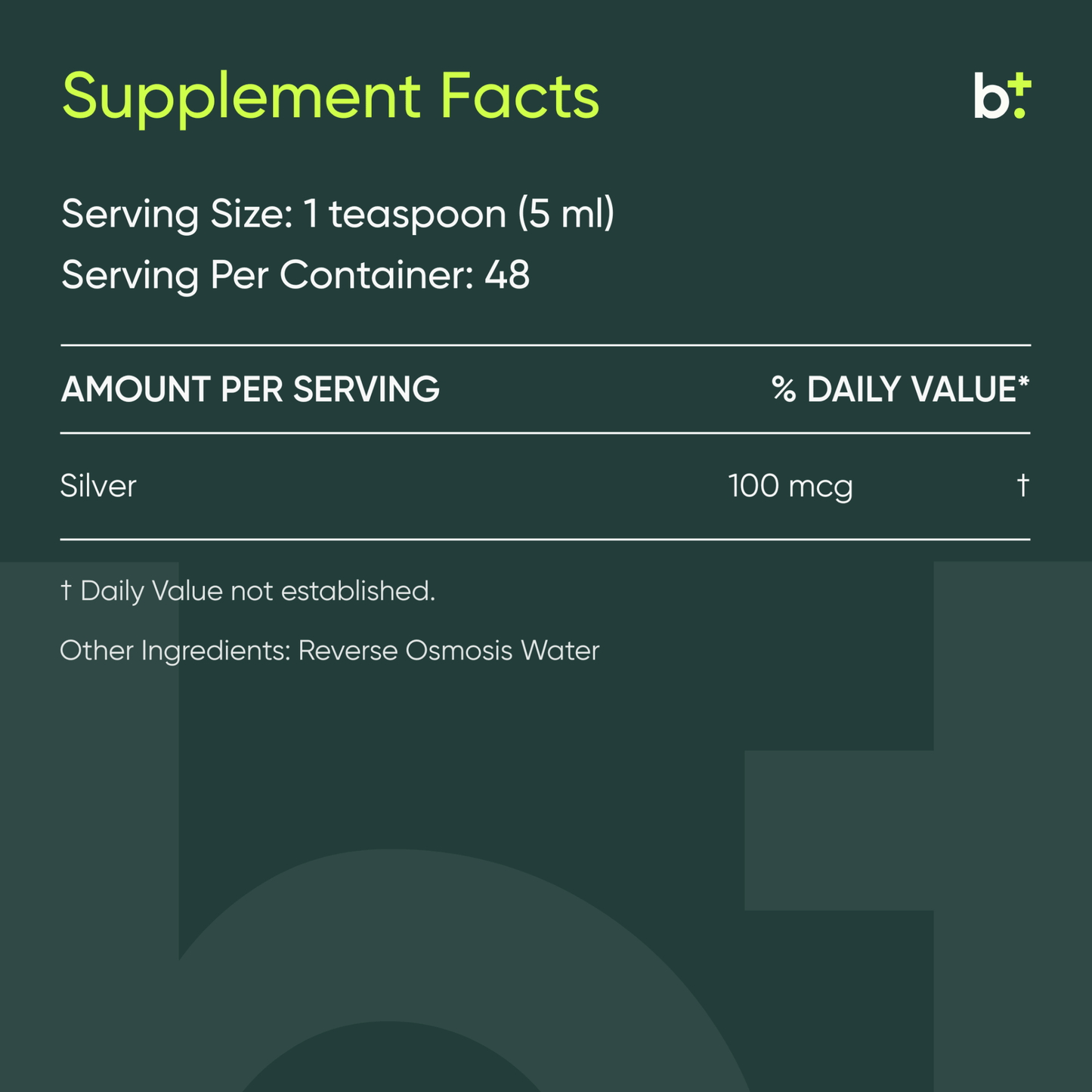 Pico Silver® - RnA ReSet - B. Health Shop