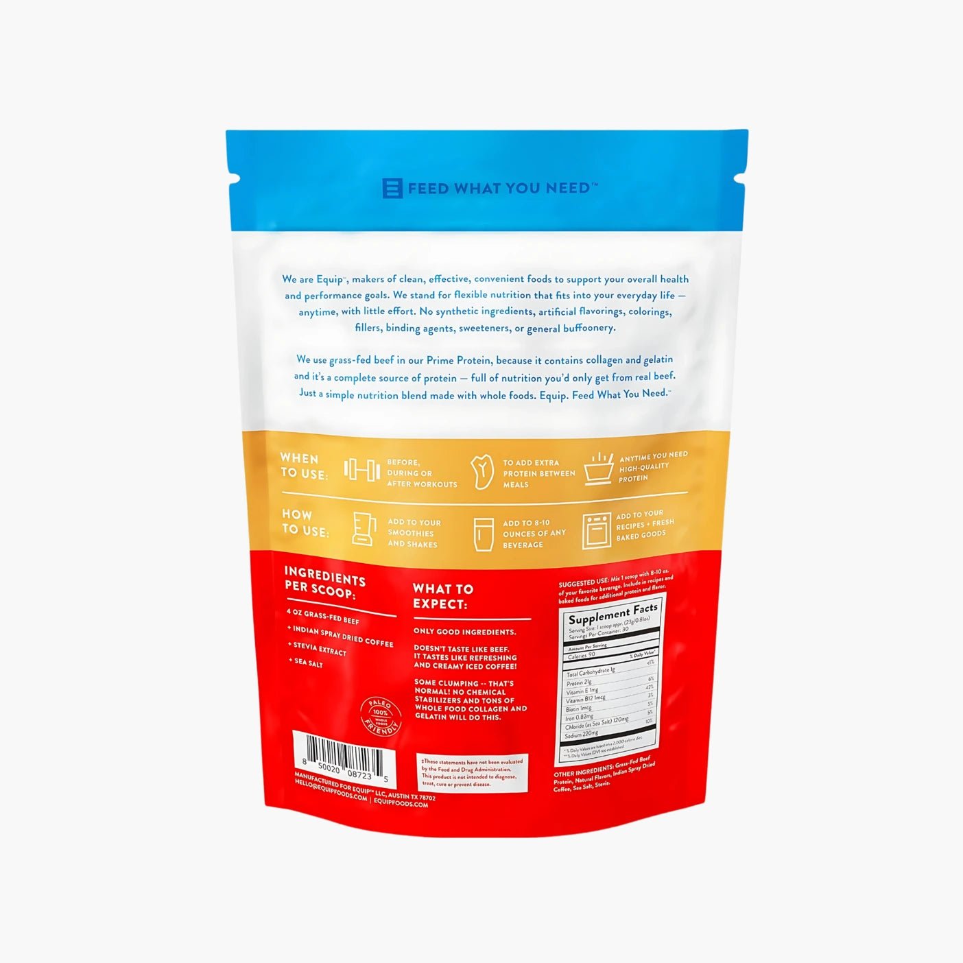 Prime Protein Beef Isolate - Equip - B. Health Shop