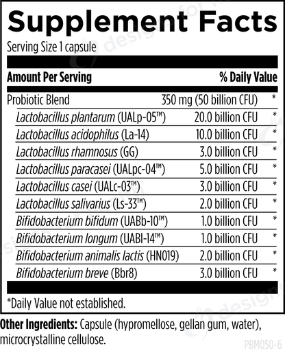 ProbioMed™ 50 - Design Health - B. Health Shop