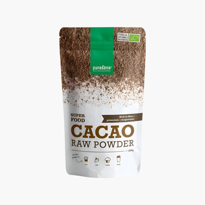 Raw Cacao Powder - purasana - B. Health Shop