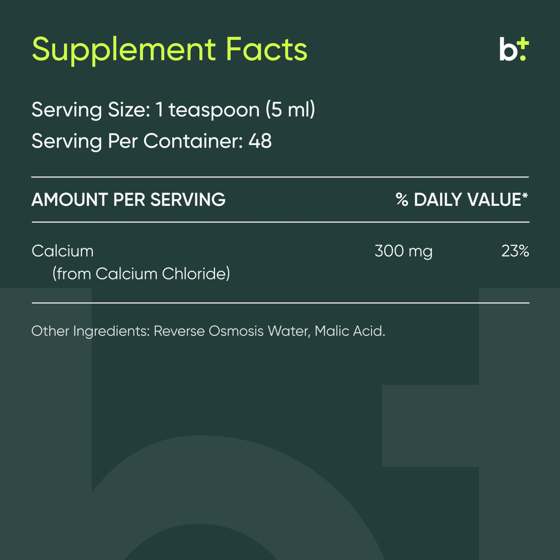 ReCalcia Liquid Calcium - RnA ReSet - B. Health Shop