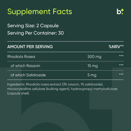 Rhodiola Rosea - Moleqlar - B. Health Shop
