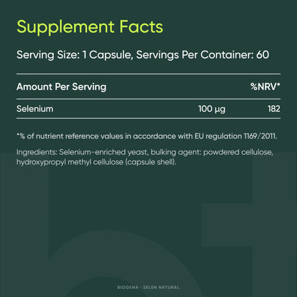 Selen Natural - BIOGENA - B. Health Shop