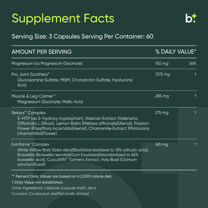 Soothe & Relaxx™ - Researched Nutritionals - B. Health Shop