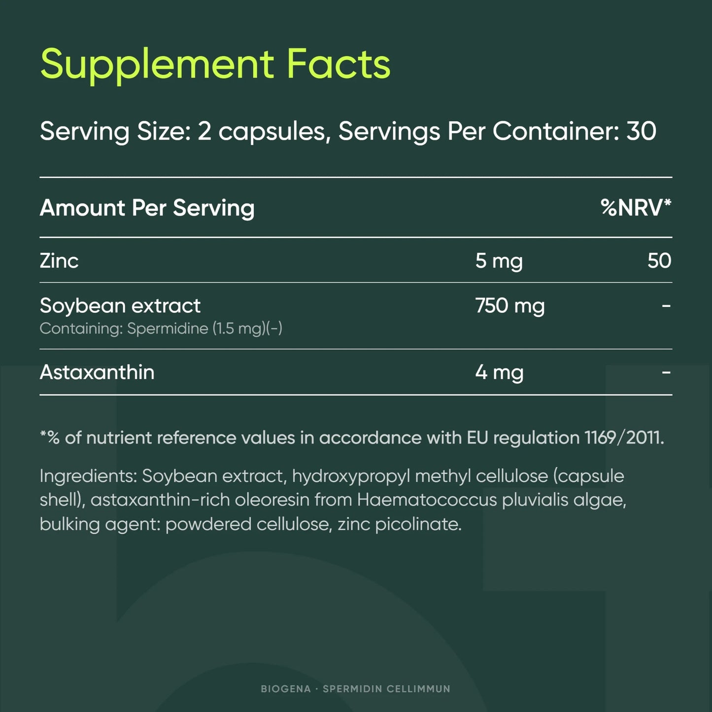Spermidin CellImmun - BIOGENA - B. Health Shop