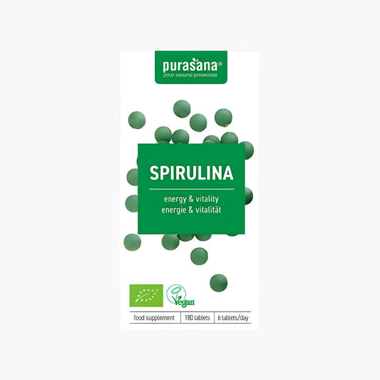 Spirulina Tablets (180) - purasana - B. Health Shop
