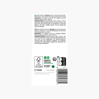 Spirulina Tablets (180) - purasana - B. Health Shop