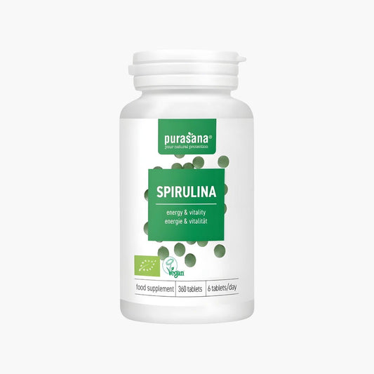 Spirulina Tablets (360) - purasana - B. Health Shop