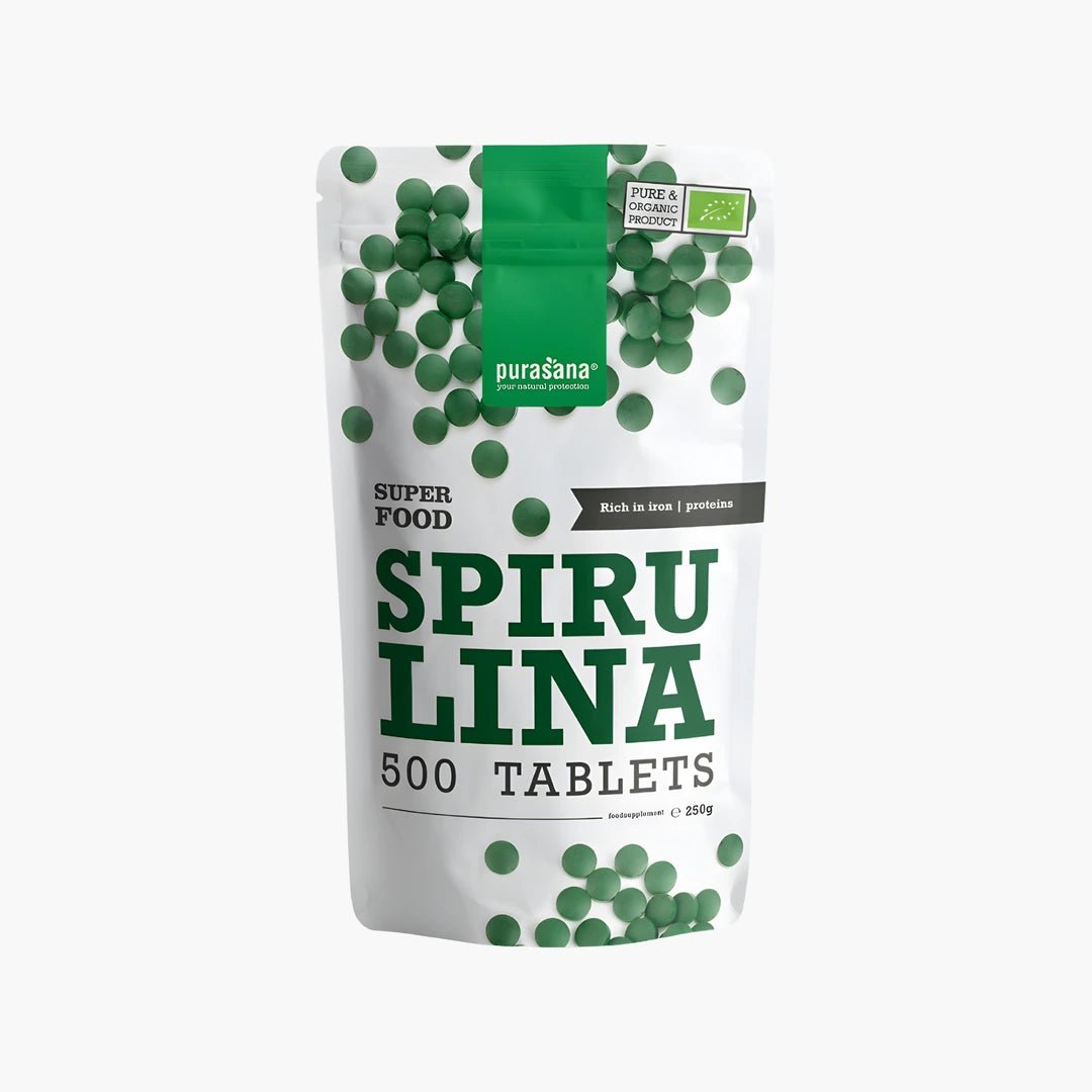 Spirulina Tablets (500) - purasana - B. Health Shop
