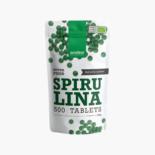 Spirulina Tablets (500) - purasana - B. Health Shop
