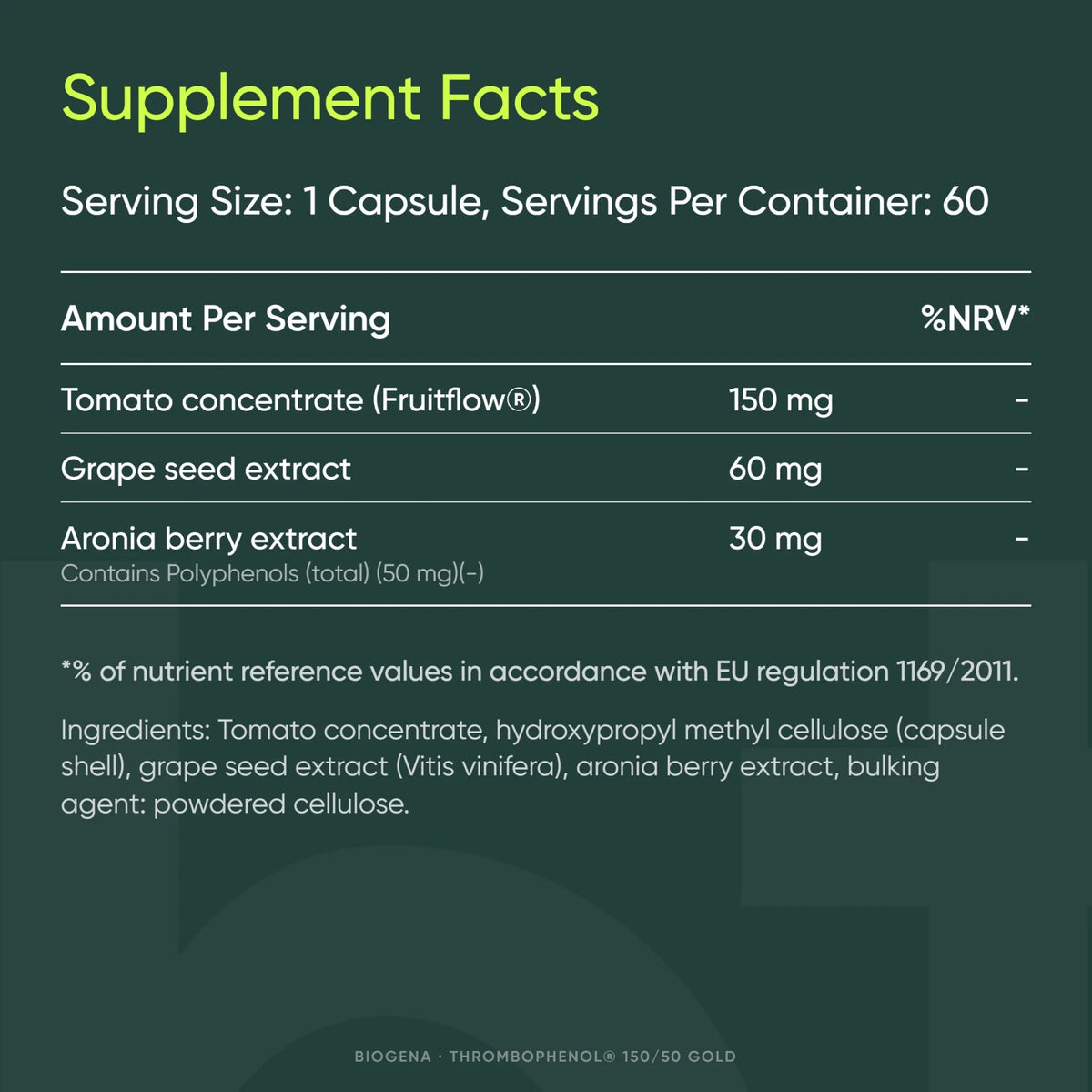 ThromboPhenol® 150/50 - BIOGENA - B. Health Shop
