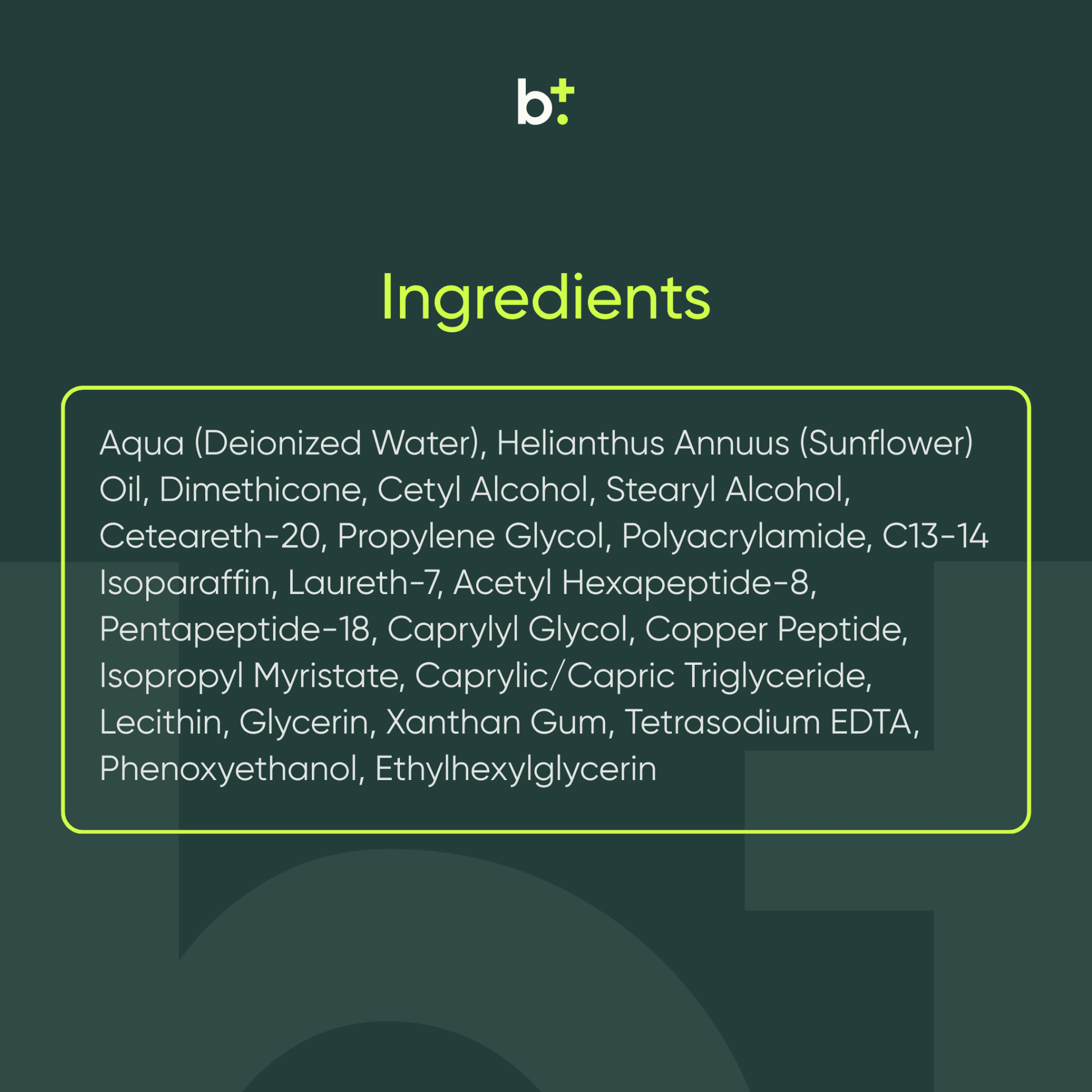 TRIO Peptide Cream - Infiniwell - B. Health Shop