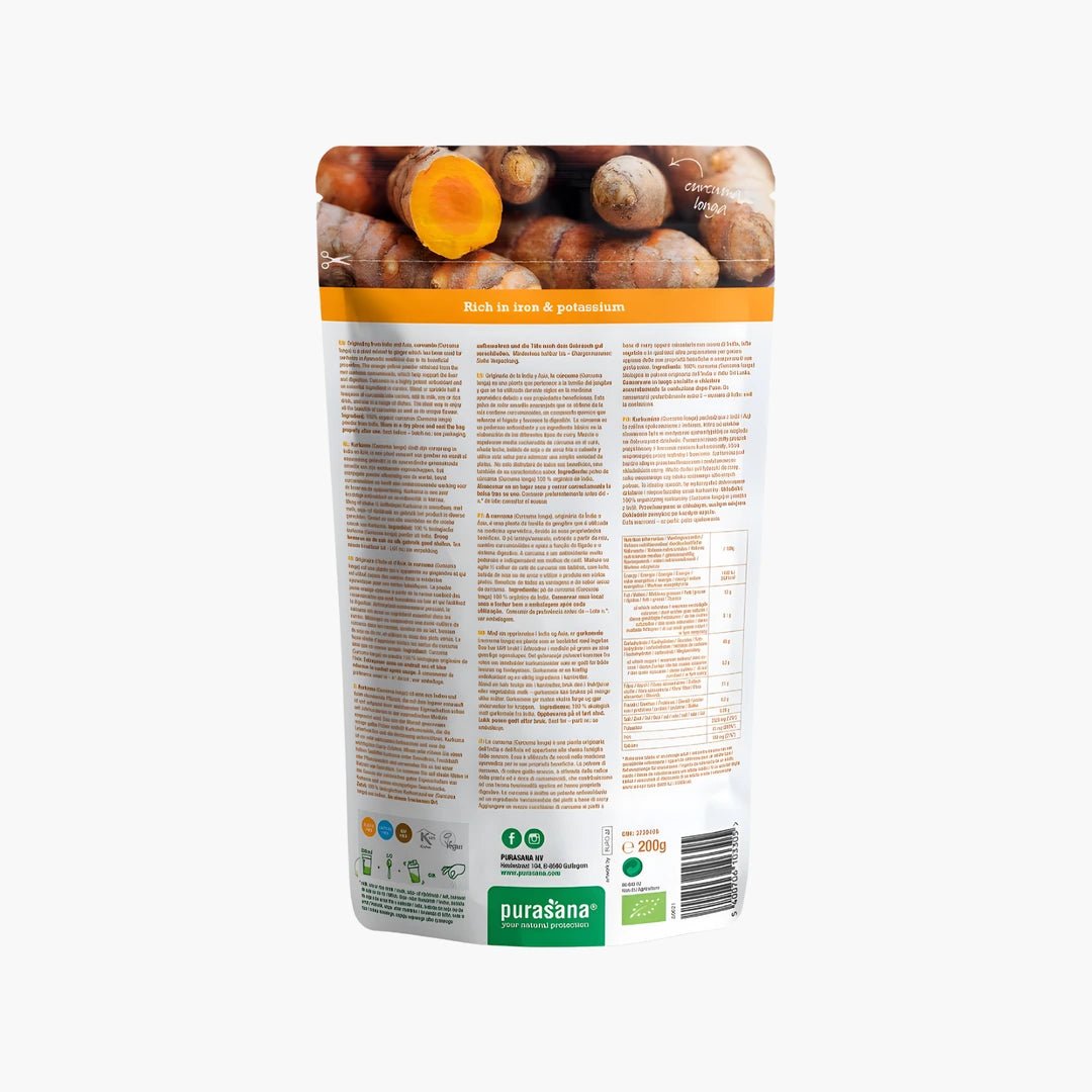 Turmeric Powder - purasana - B. Health Shop