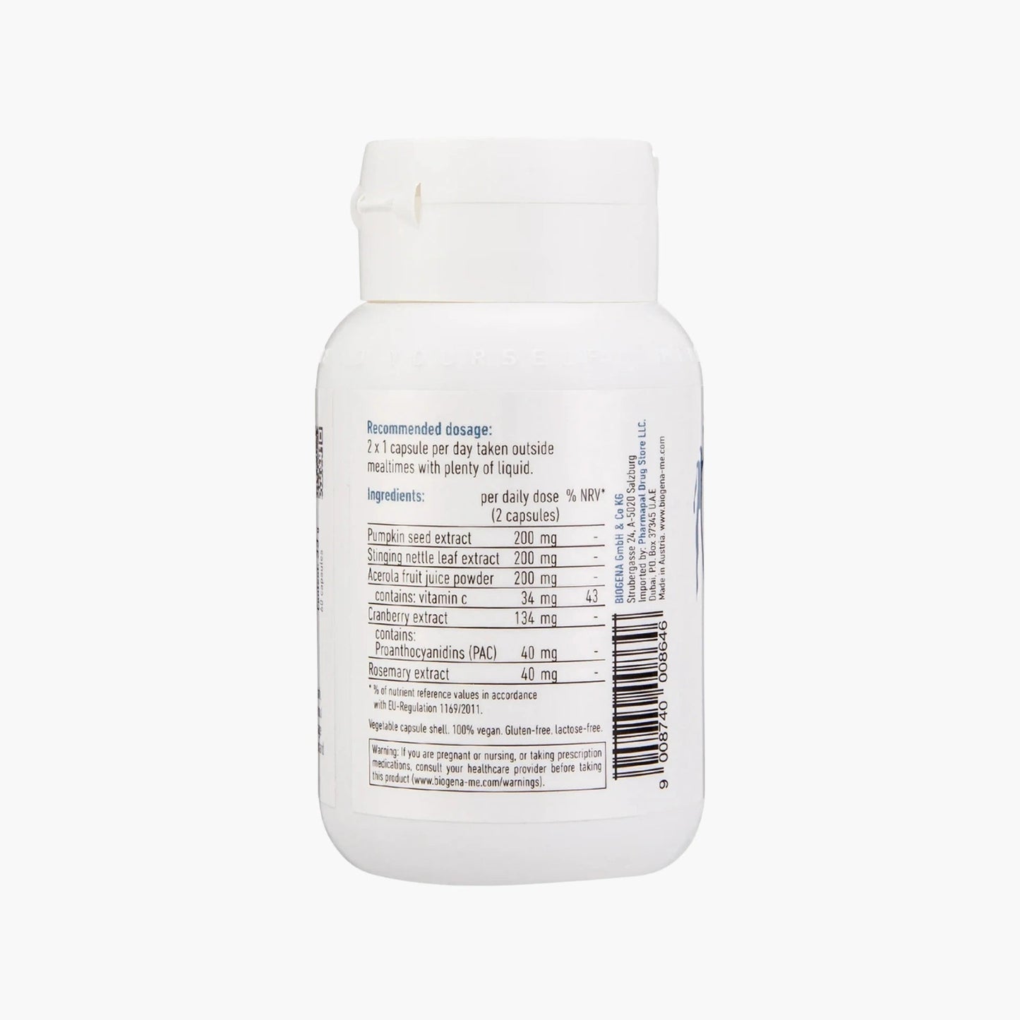 Uro Caps PAC40 - BIOGENA - B. Health Shop