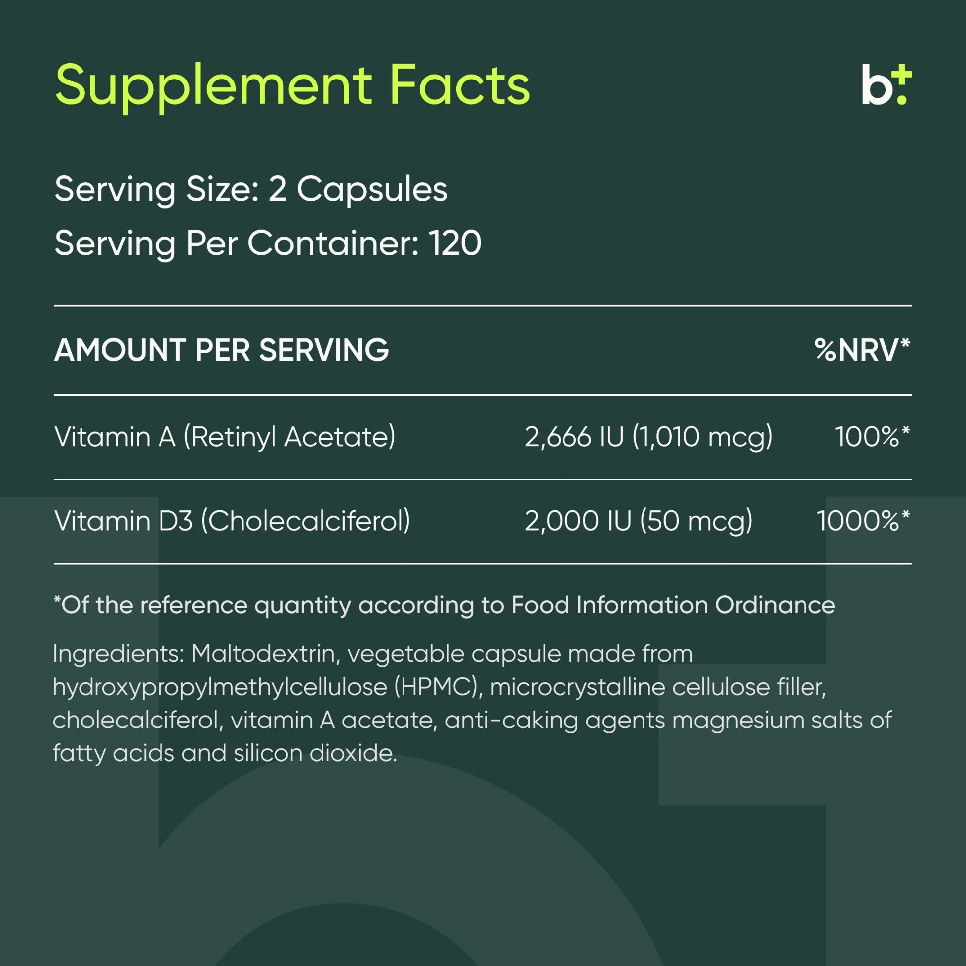 Vitamin A+D3 mse - mse MitoMed - B. Health Shop