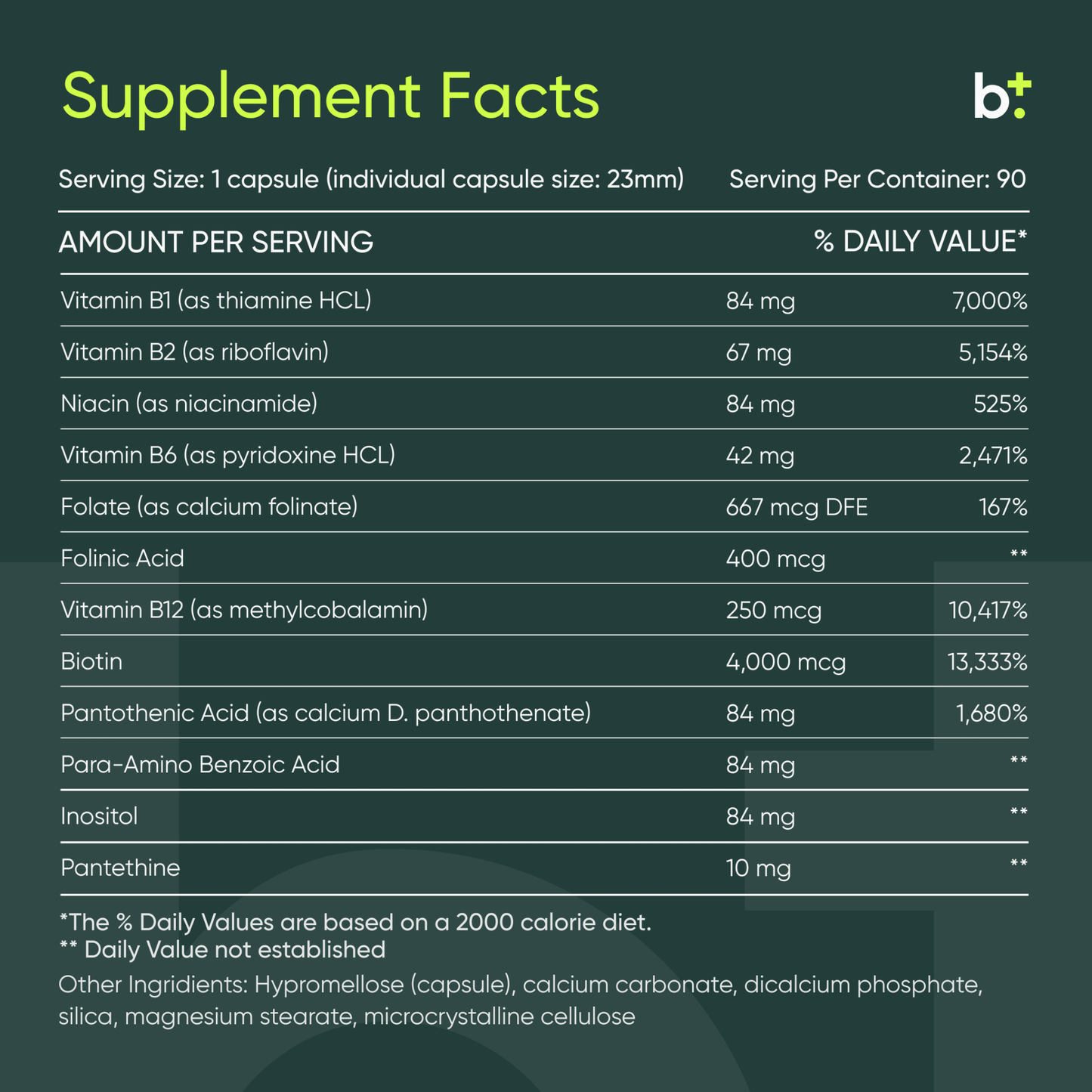 Vitamin B+ - BodyBio - B. Health Shop