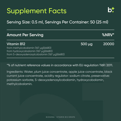 Vitamin B12 - BIOGENA - B. Health Shop