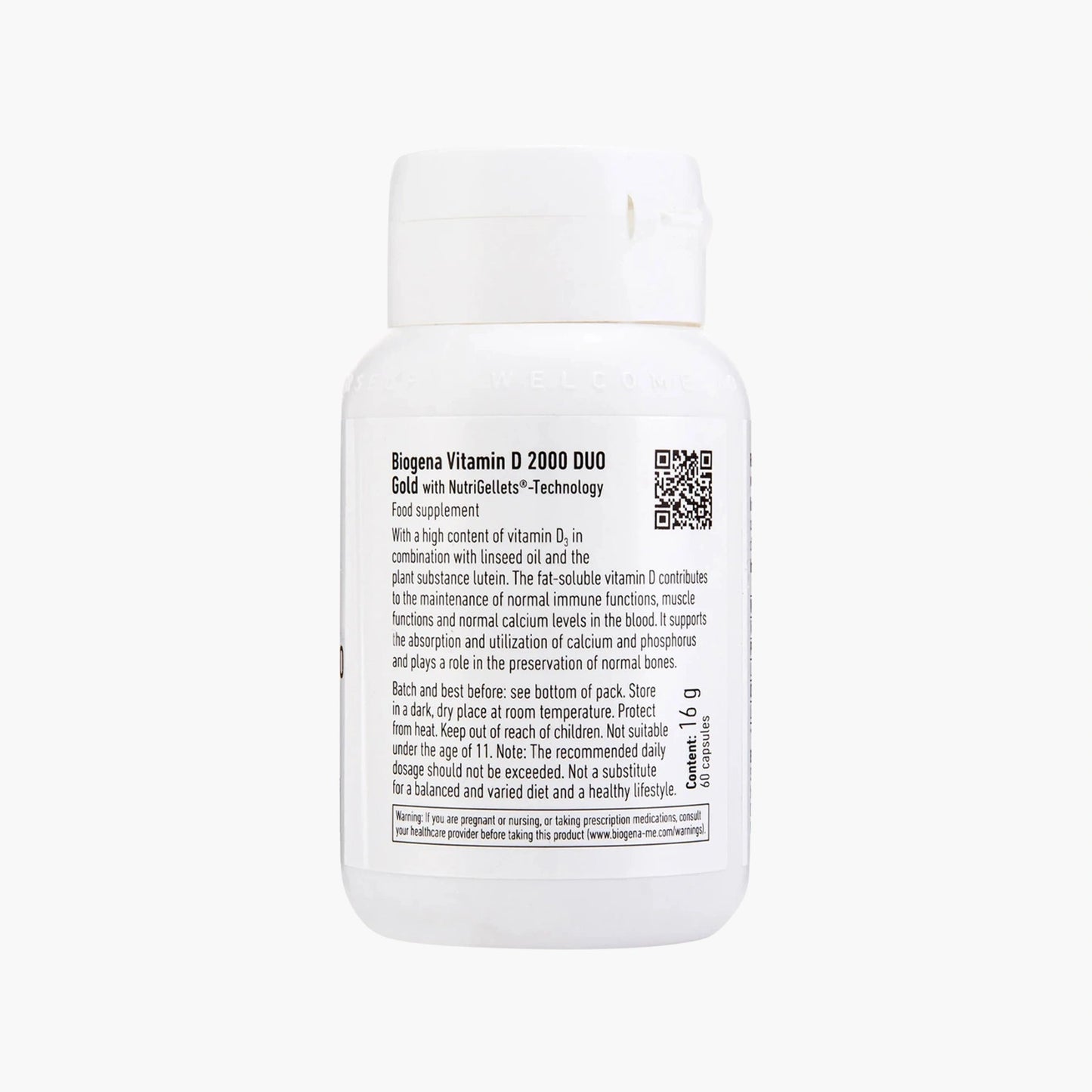 Vitamin D 2000 DUO Gold - BIOGENA - B. Health Shop