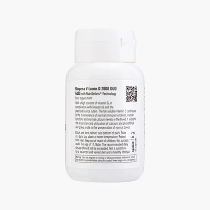 Vitamin D 2000 DUO Gold - BIOGENA - B. Health Shop