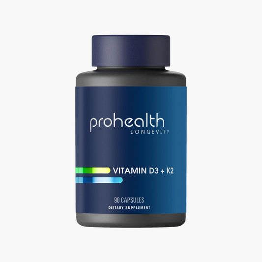 Vitamin D3 + K2 Caps - ProHealth Longevity - B. Health Shop