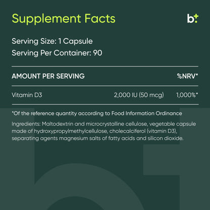 Vitamin D3 mse 2000 IU - mse MitoMed - B. Health Shop