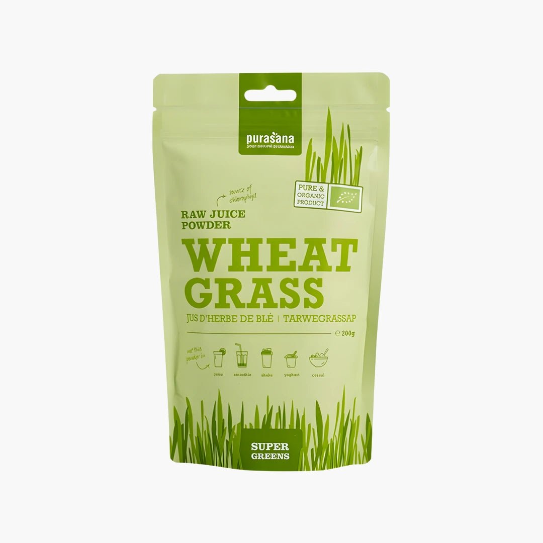 Wheatgrass Juice Powder - purasana - B. Health Shop