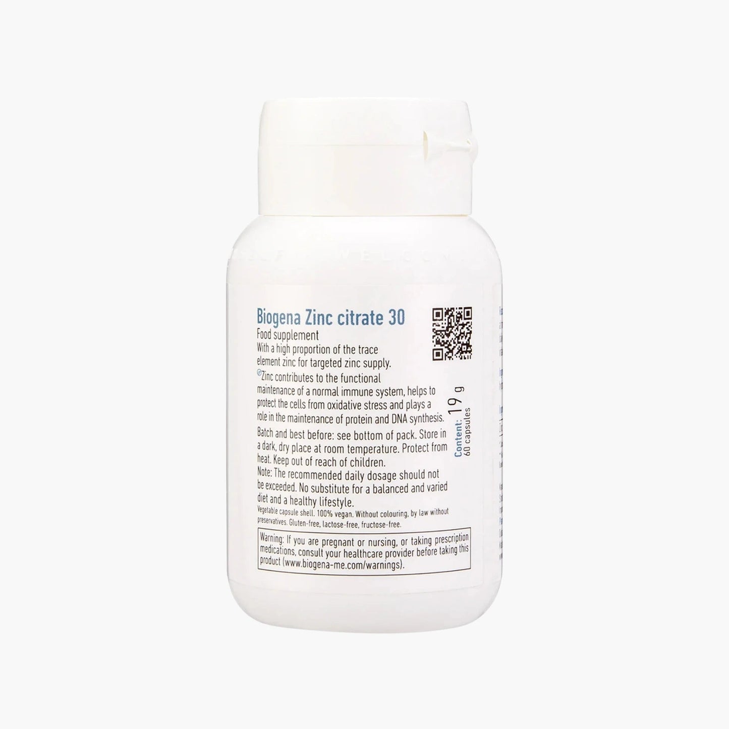Zinc Citrate 30 - BIOGENA - B. Health Shop