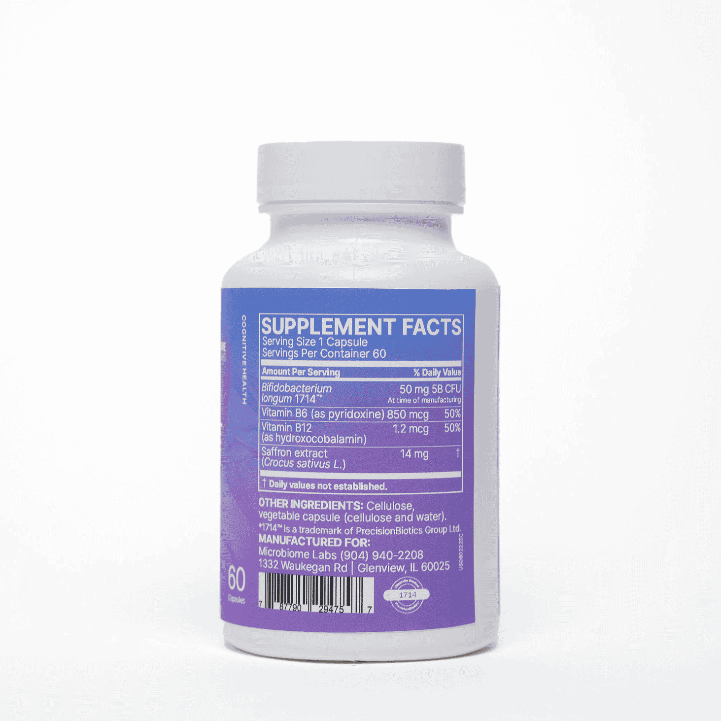  Zenbiome COPE supplement facts
