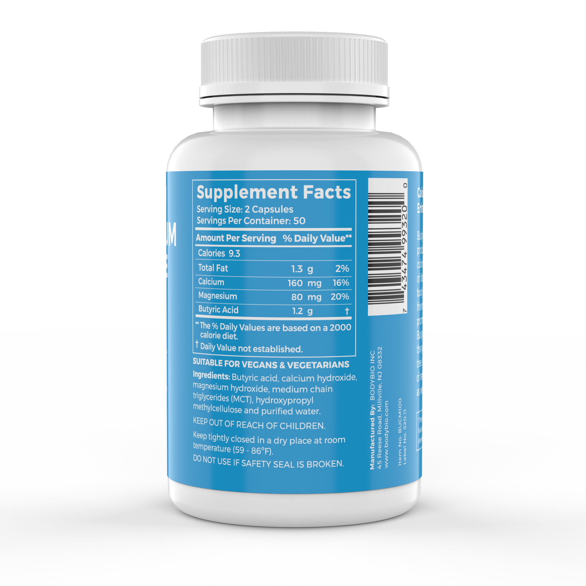 Butyrate (Cal-Mag) Capsules