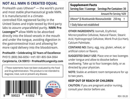 ProHealth - NMN Pro 250 Lozenges