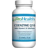 Coenzyme Q10 + Vitamin E + Selenium 50 Softgels.